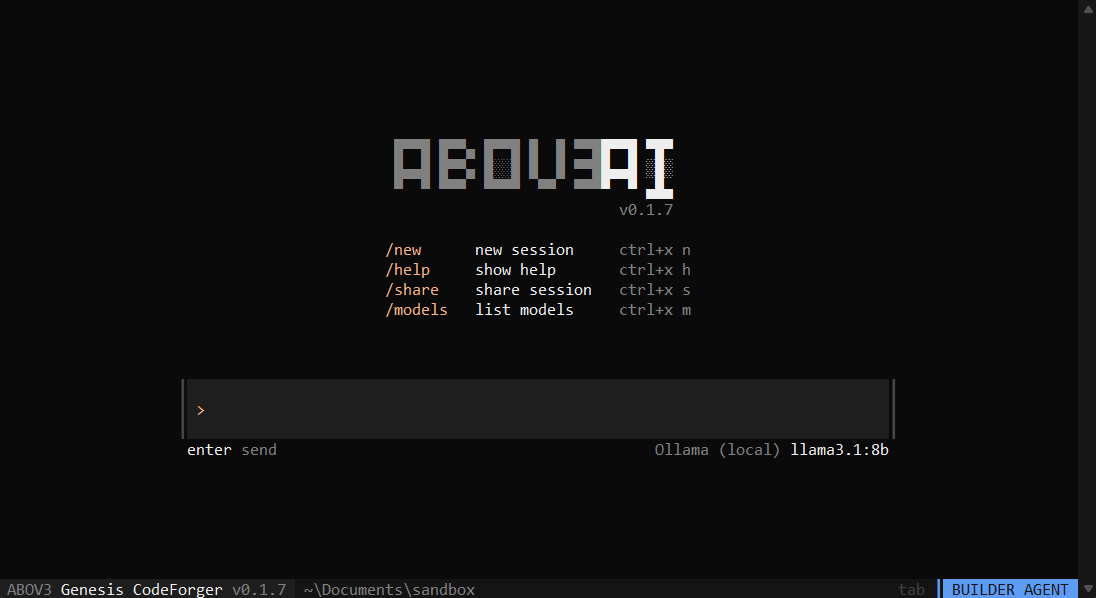 ABOV3 Terminal Interface
